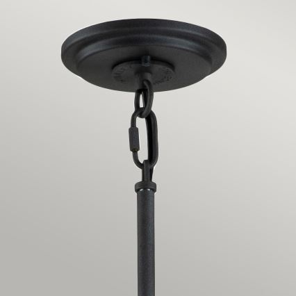 Quintiesse - Lustre sur tige SILAS 8xE27/60W/230V Ø 82,9 cm noir/doré