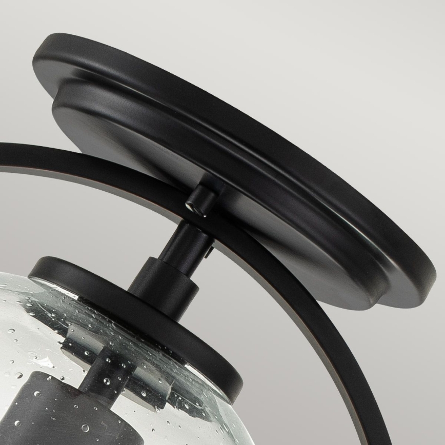 Quintiesse - Plafonnier SOMERSET 1xE27/60W/230V Ø 28,2 cm noir