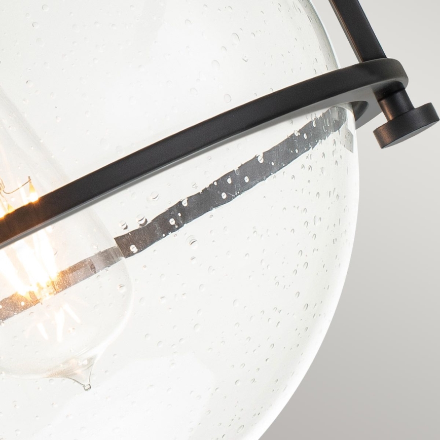 Quintiesse - Plafonnier SOMERSET 1xE27/60W/230V Ø 28,2 cm noir