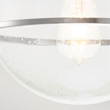 Quintiesse - Plafonnier SOMERSET 1xE27/60W/230V Ø 28,2 cm chrome mat