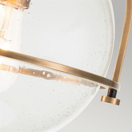 Quintiesse - Plafonnier SOMERSET, 1 x culot E27, 60 W, 230 V, Ø 28,2 cm, doré