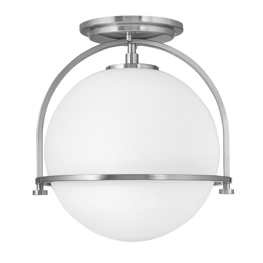 Quintiesse - Plafonnier SOMERSET 1xE27/60W/230V Ø 28,2 cm chrome mat