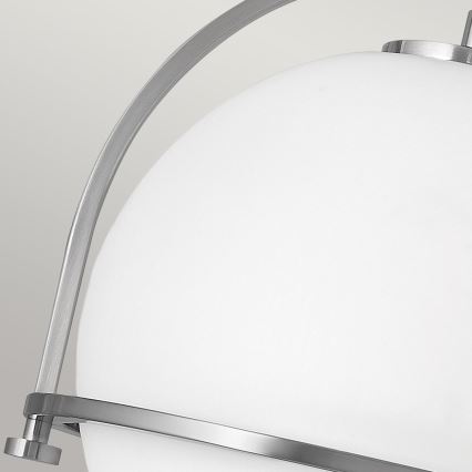 Quintiesse - Plafonnier SOMERSET 1xE27/60W/230V Ø 28,2 cm chrome mat