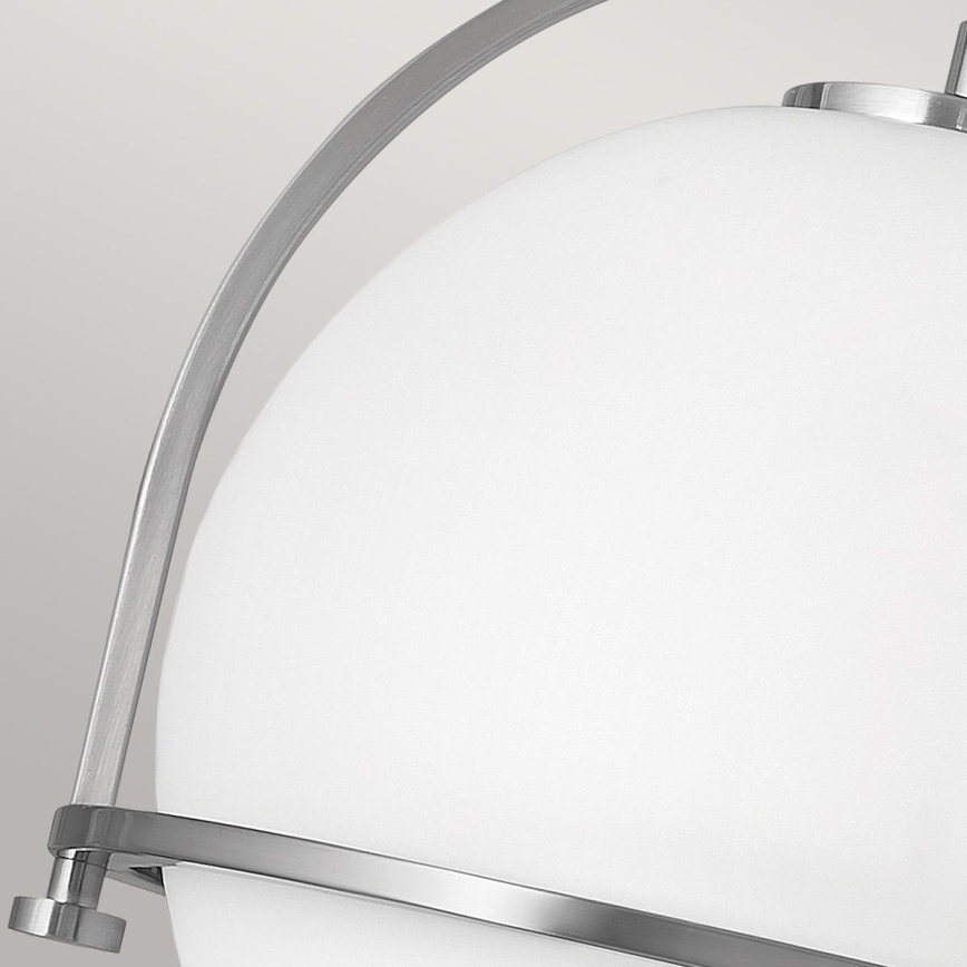 Quintiesse - Plafonnier SOMERSET 1xE27/60W/230V Ø 28,2 cm chrome mat