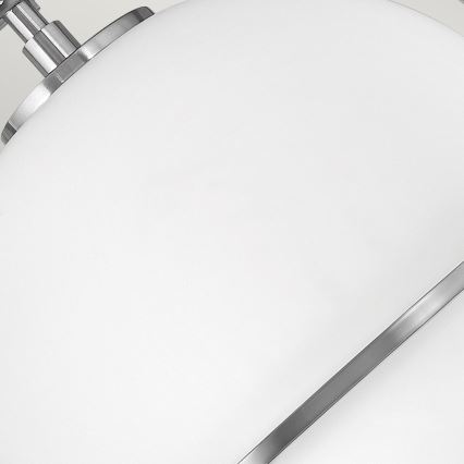 Quintiesse - Plafonnier SOMERSET 1xE27/60W/230V Ø 28,2 cm chrome mat