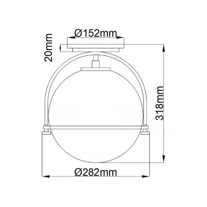 Quintiesse - Plafonnier SOMERSET 1xE27/60W/230V Ø 28,2 cm chrome mat