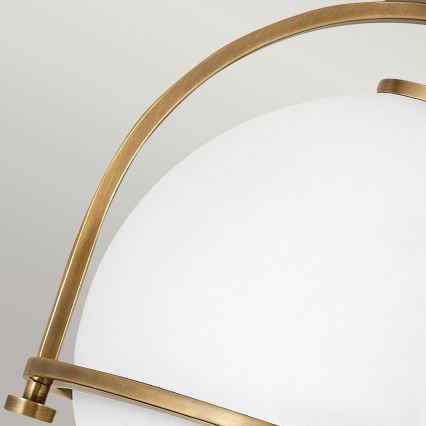 Quintiesse - Plafonnier SOMERSET 1xE27/60W/230V Ø 28,2 cm doré