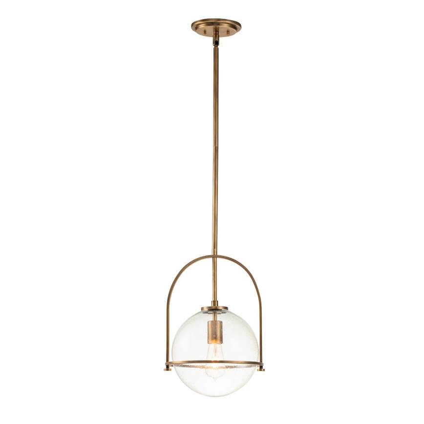 Quintiesse - Suspension sur tige SOMERSET 1xE27/60W/230V Ø 28,9 cm bronze