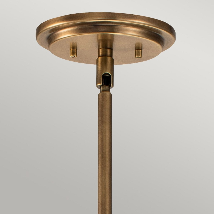 Quintiesse - Suspension sur tige SOMERSET 1xE27/60W/230V Ø 28,9 cm bronze