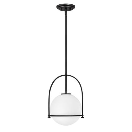 Quintiesse - Lustre sur tige SOMERSET 1xE27/60W/230V diam. 28,9 cm noir