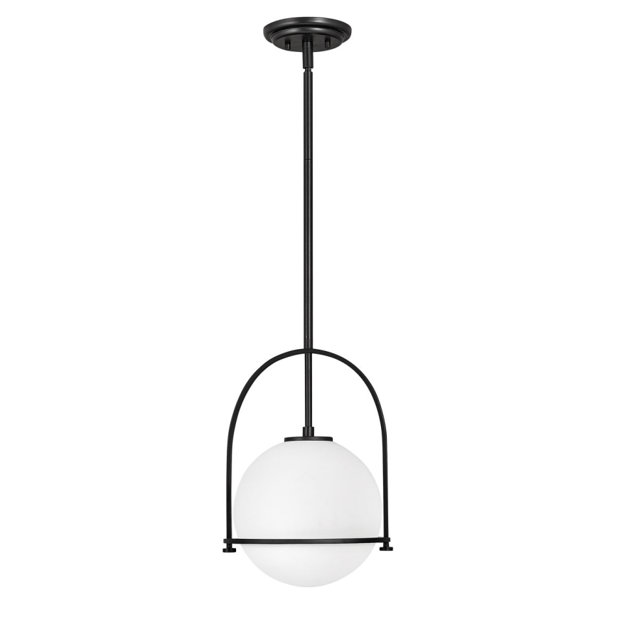 Quintiesse - Lustre sur tige SOMERSET 1xE27/60W/230V diam. 28,9 cm noir