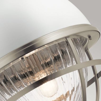 Quintiesse - Lustre sur tige TOLLIS 1x E27/40 W/230 V Ø 40,8 cm chrome mat