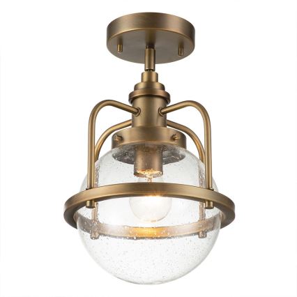 Quintiesse - Luminaire d'extérieur sur poteau TRIOCENT 1xE27/40W/230V Ø 24 cm IP44 bronze
