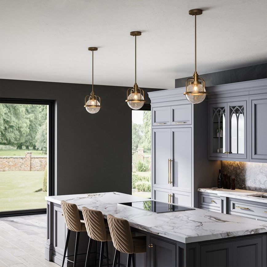 Quintiesse - Luminaire d'extérieur sur poteau TRIOCENT 1xE27/40W/230V Ø 24 cm IP44 bronze