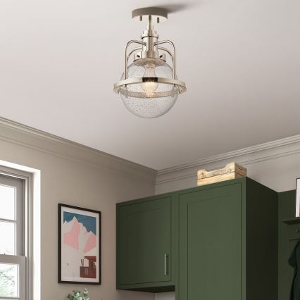 Quintiesse - Luminaire d'extérieur sur tige TRIOCENT 1xE27/40W/230V IP44 chrome brillant