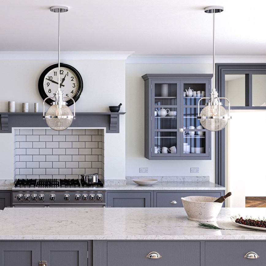 Quintiesse - Luminaire d'extérieur sur tige TRIOCENT 1xE27/40W/230V IP44 chrome brillant