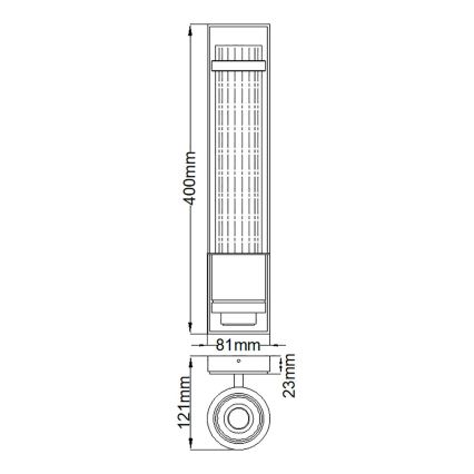 Quintiesse - Applique murale pour salle de bains WELLINGTON 1xE27/60W/230V IP44 chrome brillant