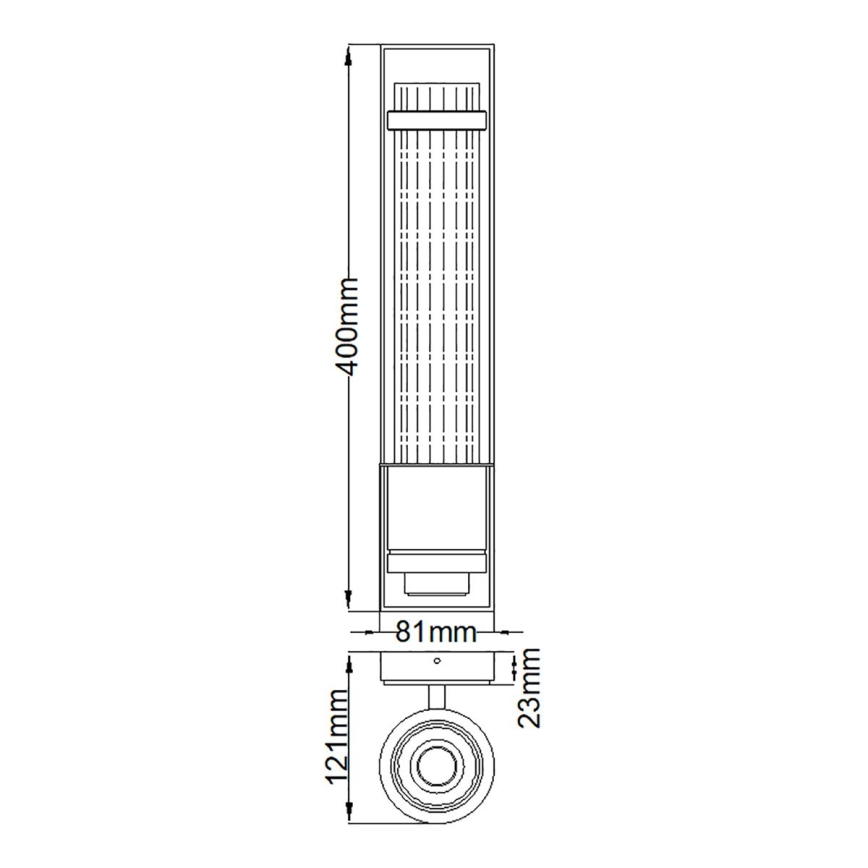 Quintiesse - Applique murale pour salle de bains WELLINGTON 1xE27/60W/230V IP44 chrome brillant