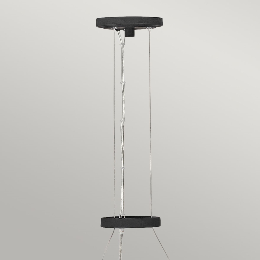 Quintiesse - Suspension sur câble WILLOW 6xE14/40W/230V diam. 61 cm doré/noir