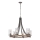 Quintiesse - Suspension à chaîne ANGELO 6xE27/60W/230V finition chêne