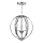 Quintiesse - Suspension LED sur câble MONDO 3xG9/3W/230V Ø 45,7 cm chromé brillant