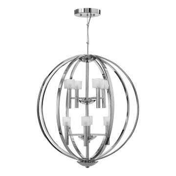 Quintiesse - Suspension LED sur câble MONDO 8xG9/3W/230V Ø 71,3 cm chrome brillant