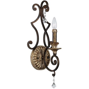 Quoizel - Applique murale MARQUETTE 1xE14/60W/230V bronze