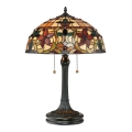 Quoizel - Lampe de table Tiffany KAMI 2xE27/60W/230V