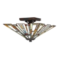 Quoizel - Plafonnier Tiffany MAYBECK 2xE27/60W/230V