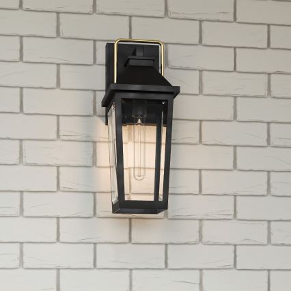 Quoizel - Applique murale d'extérieur BUCKLEY M 1xE27/40W/230V IP44 noire