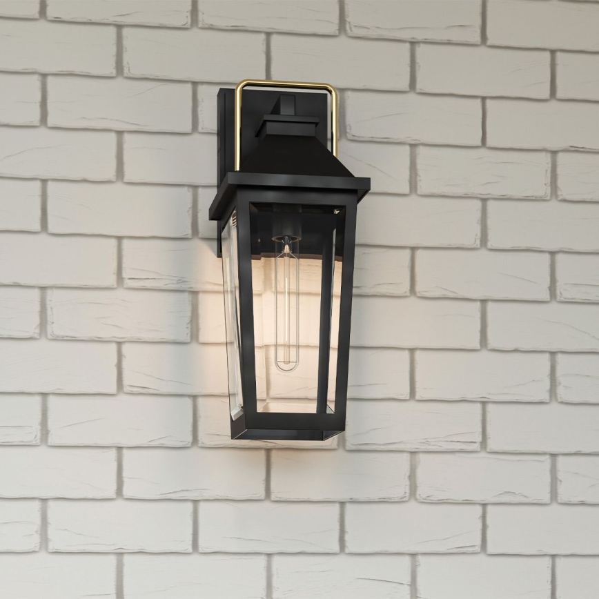 Quoizel - Applique murale d'extérieur BUCKLEY M 1xE27/40W/230V IP44 noire