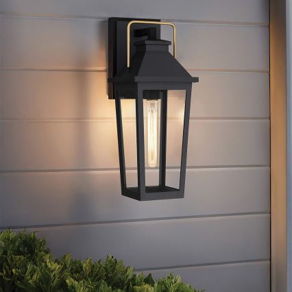 Quoizel - Applique murale d'extérieur BUCKLEY M 1xE27/40W/230V IP44 noire