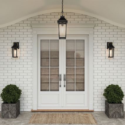 Quoizel - Applique murale d'extérieur BUCKLEY S 1xE27/40W/230V IP44 noire