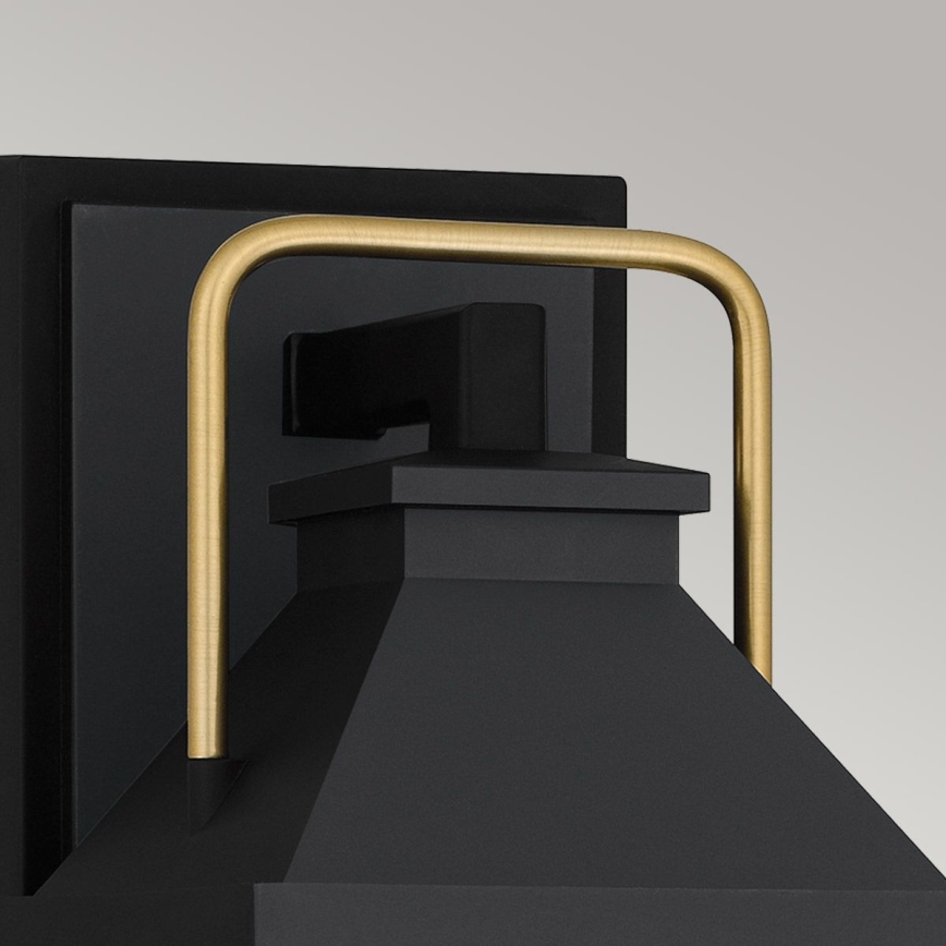 Quoizel - Applique murale d'extérieur BUCKLEY S 1xE27/40W/230V IP44 noire