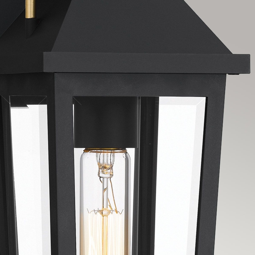 Quoizel - Applique murale d'extérieur BUCKLEY S 1xE27/40W/230V IP44 noire