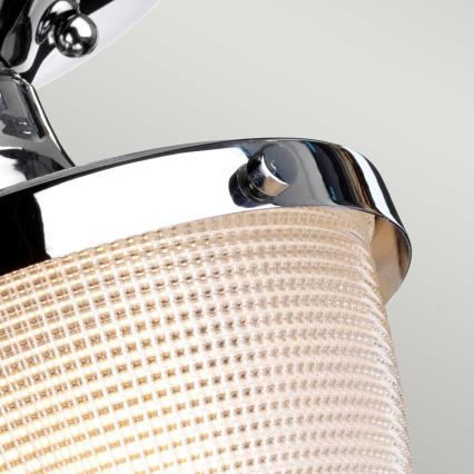Quoizel - Plafonnier de salle de bain DUBLIN 1xE27/40W/230V IP44 chrome brillant