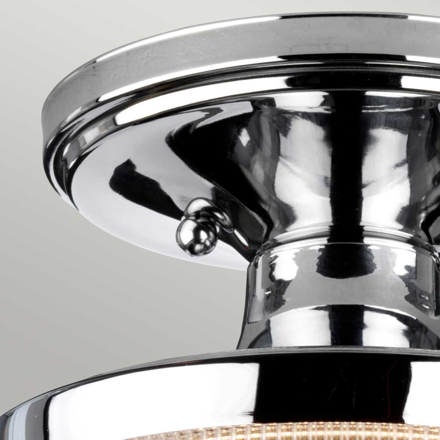 Quoizel - Plafonnier de salle de bain DUBLIN 1xE27/40W/230V IP44 chrome brillant