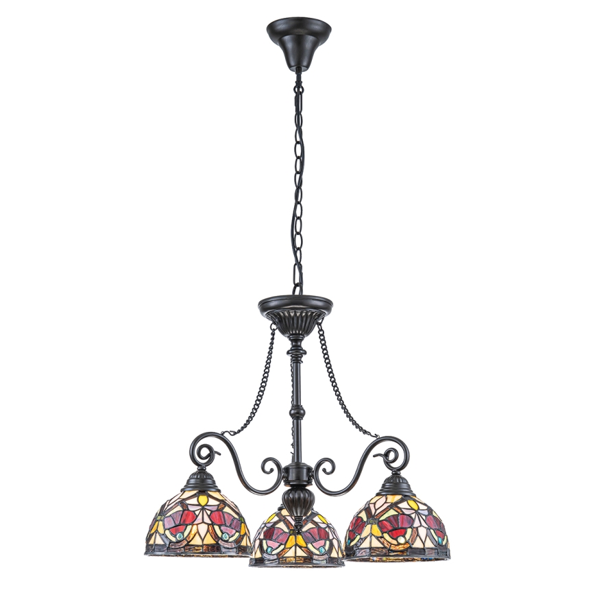 Quoizel - Suspension Tiffany LARISSA 3xE27/60W/230V Ø 63,6 cm