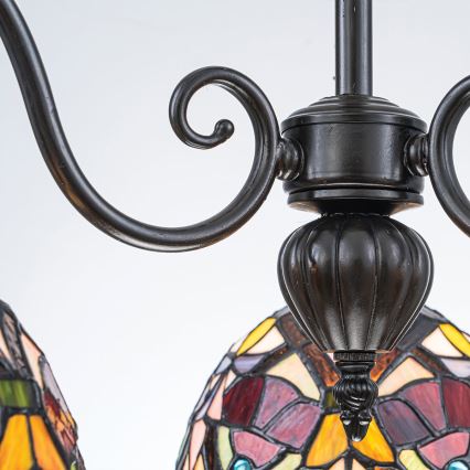 Quoizel - Suspension Tiffany LARISSA 3xE27/60W/230V Ø 63,6 cm