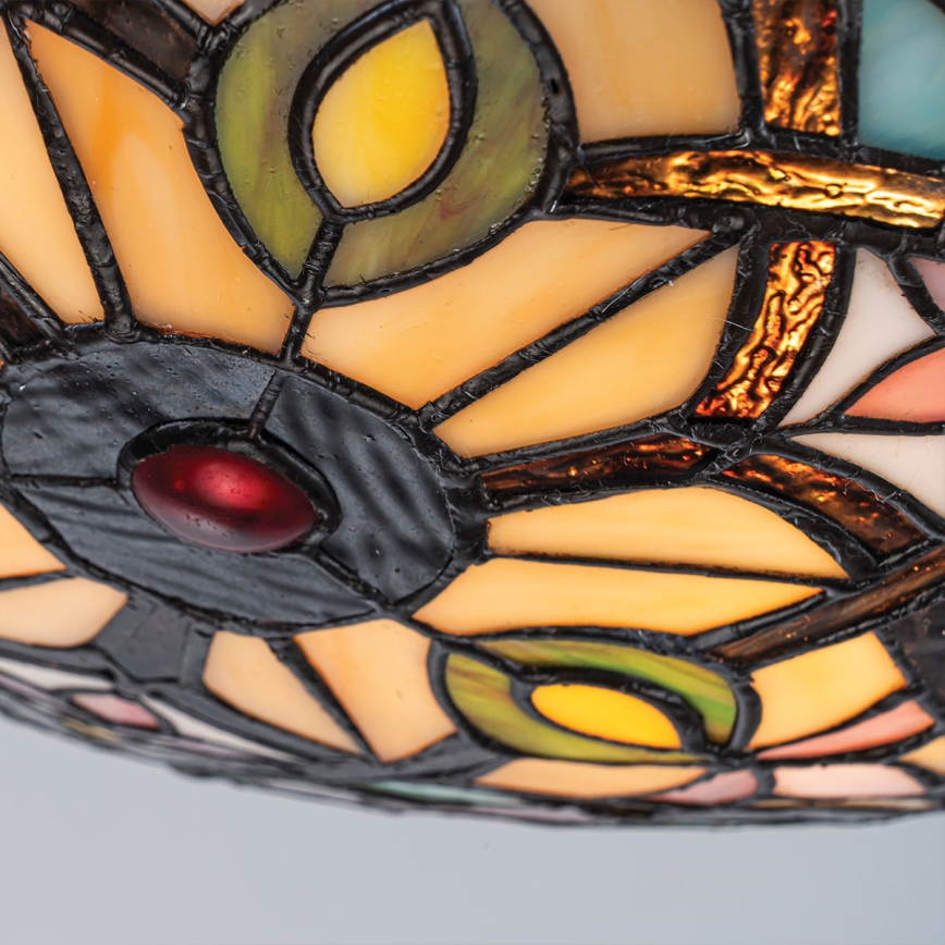 Quoizel - Plafonnier Tiffany LARISSA 2xE27/40W/230V Ø 41,2 cm