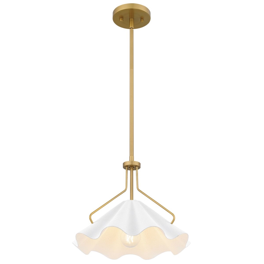 Quoizel - Suspension-barre MEJIA 1xE27/60W/230V d. 35,6 cm laiton