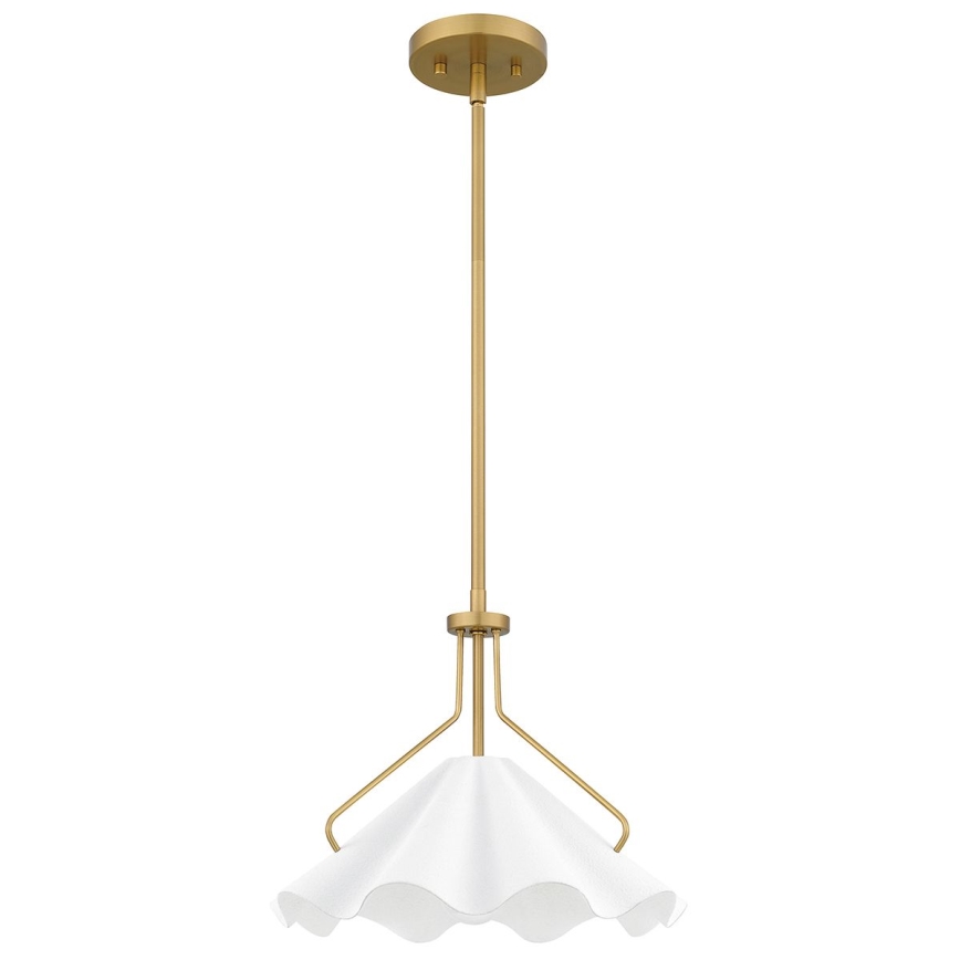 Quoizel - Suspension-barre MEJIA 1xE27/60W/230V d. 35,6 cm laiton