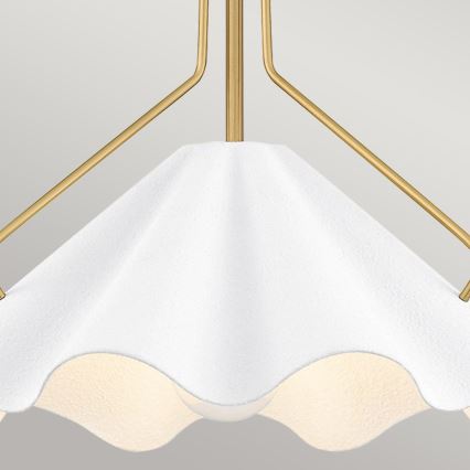 Quoizel - Suspension-barre MEJIA 1xE27/60W/230V d. 35,6 cm laiton