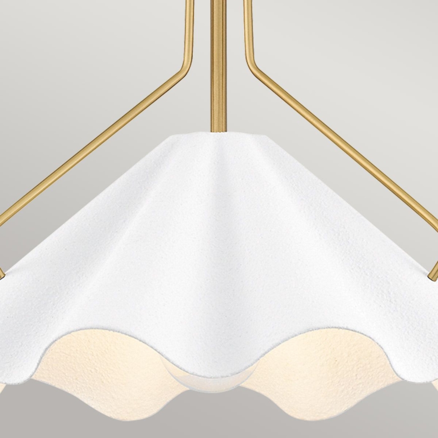 Quoizel - Suspension-barre MEJIA 1xE27/60W/230V d. 35,6 cm laiton