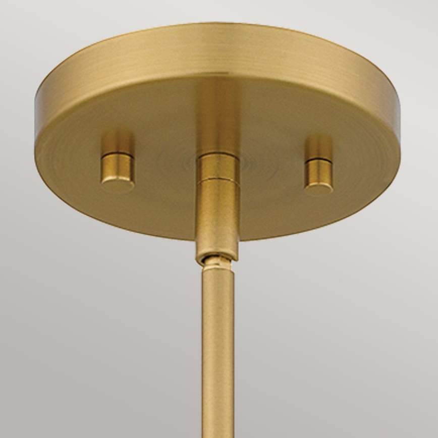 Quoizel - Suspension-barre MEJIA 1xE27/60W/230V d. 35,6 cm laiton
