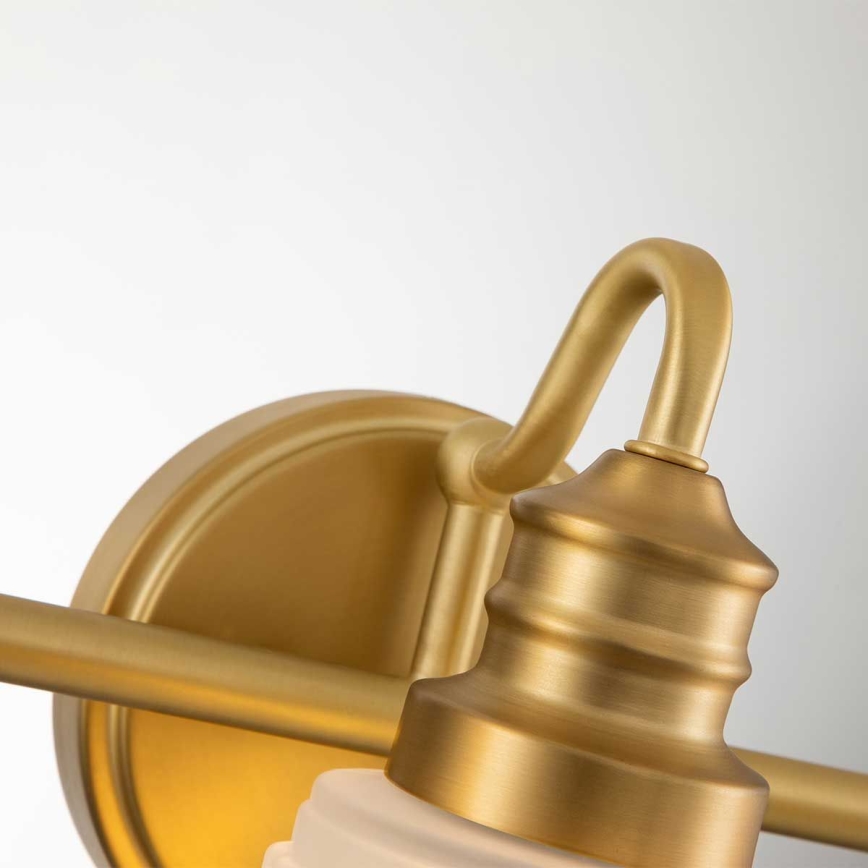 Quoizel - Luminaire mural LED pour salle de bains SWELL 3xG9/3W/230V IP44, finition dorée