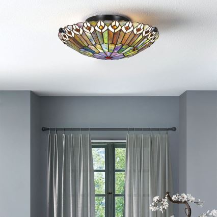 Quoizel - Plafonnier WATKINS 2xE27/60W/230V d. 42 cm