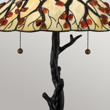 Quoizel - Lampe de table Tiffany WHISPERING 2xE27/60W/230V