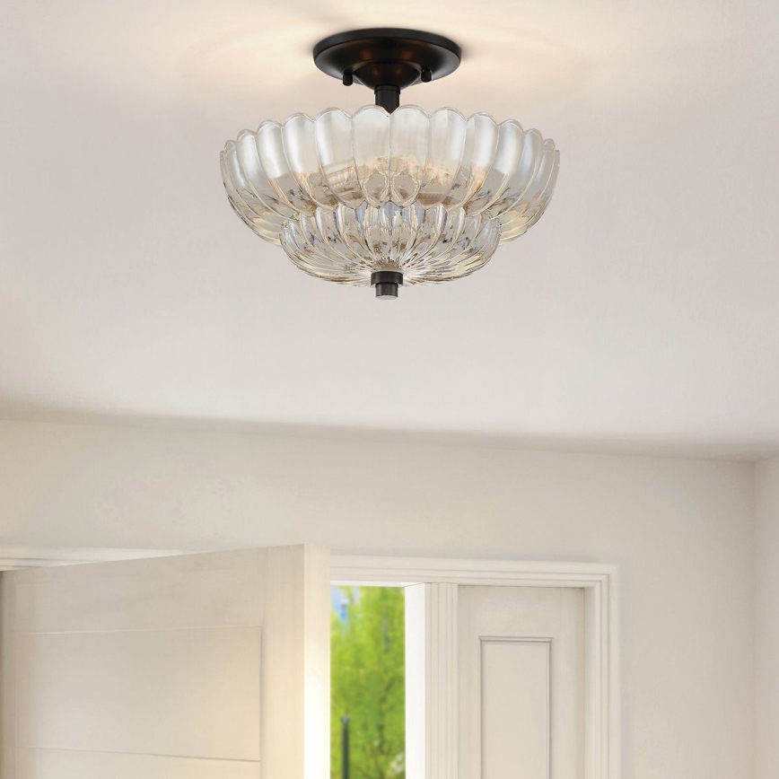 Quoizel - Plafonnier WHITECAP 3xE14/40W/230V d. 29,7 cm