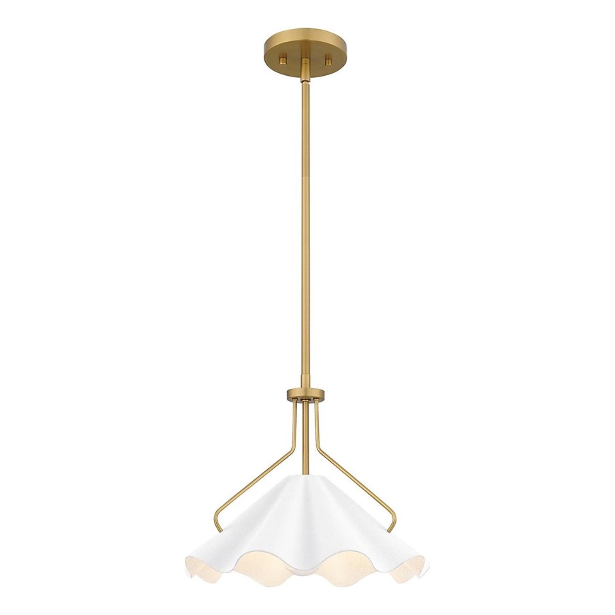 Quoizel - Suspension-barre MEJIA 1xE27/60W/230V d. 35,6 cm laiton